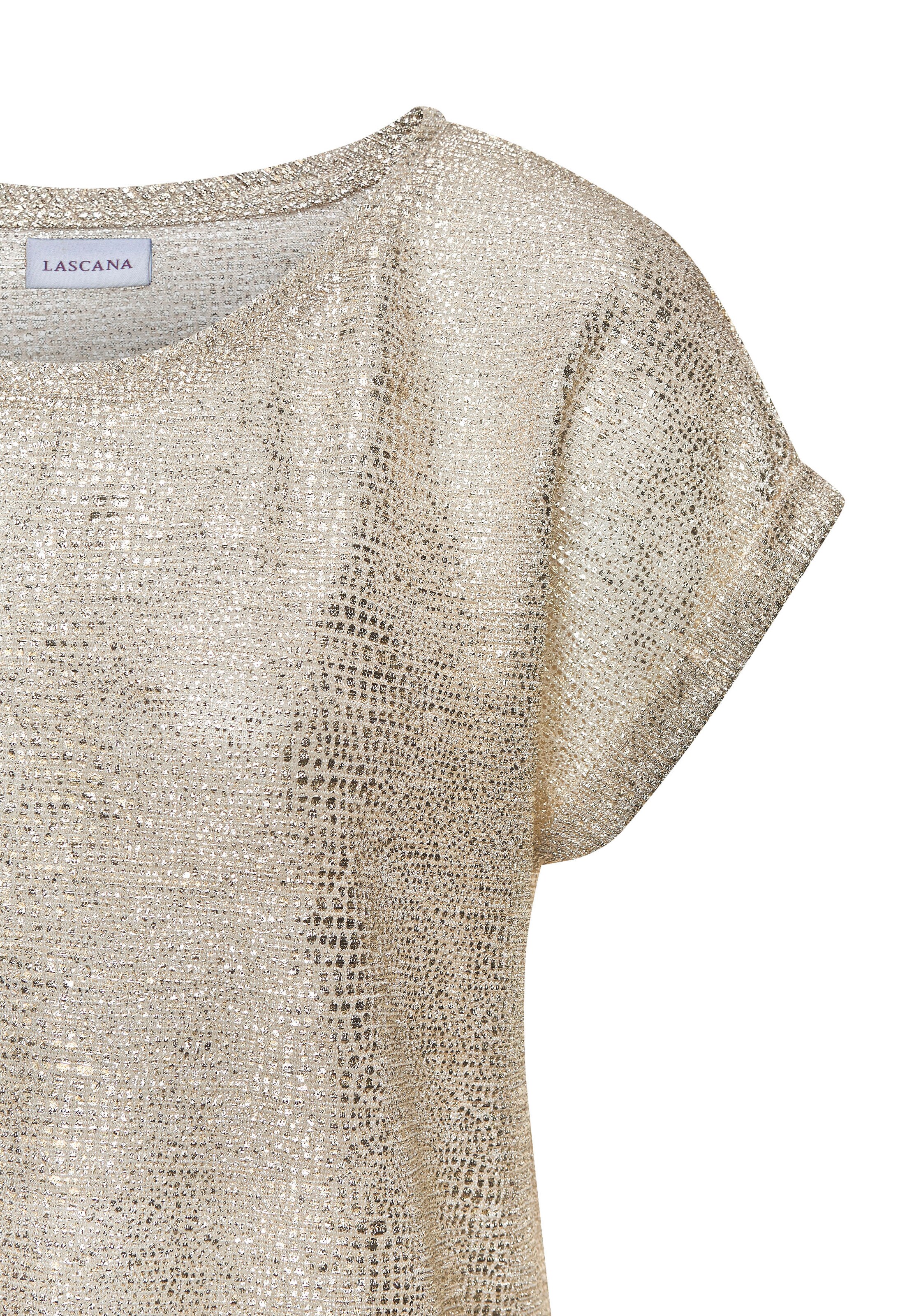 LASCANA Koszulka w kolorze złoty
