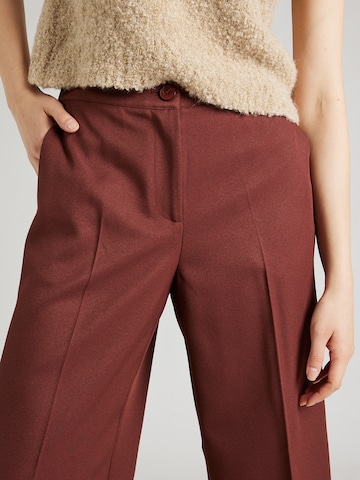 Loosefit Pantalon à plis 'Homer' modström en marron