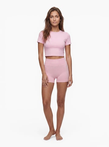 MYLAVIE by Sarah Harrison Regular Sportbroek in Roze: voorkant