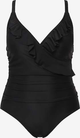 Bustier Maillot de bain Studio Untold en noir : devant