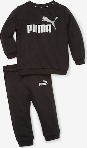 PUMA Облекло за бягане в черно: отпред
