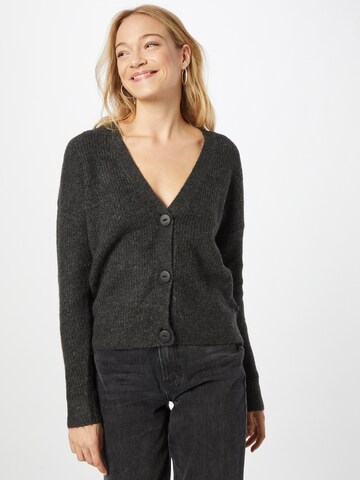 QS Strickjacke in Grau: Vorderseite