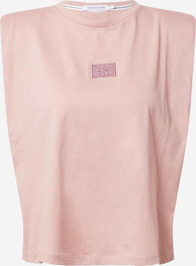 Tricou Calvin Klein Jeans pe roz / roz pal, Vizualizare produs