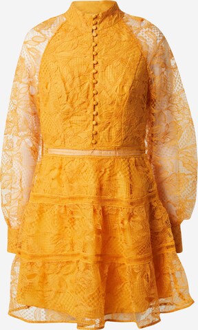 True Decadence Shirt Dress in Orange: front