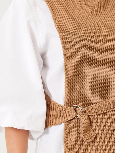 Bianco Lucci Blusa em brocado / branco, Vista do artigo