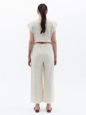 Wide Leg Pantalon OXXO en blanc