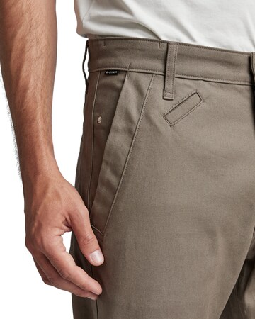 G-STAR Slim fit Chino trousers 'Bronson 2.0' in Brown