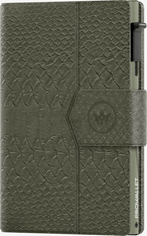 Prowallet Wallet 'Pasjeshouder Plus Snake' in Green: front