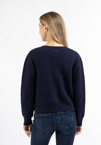 DreiMaster Maritim Knit cardigan 'Palpito' in Blue