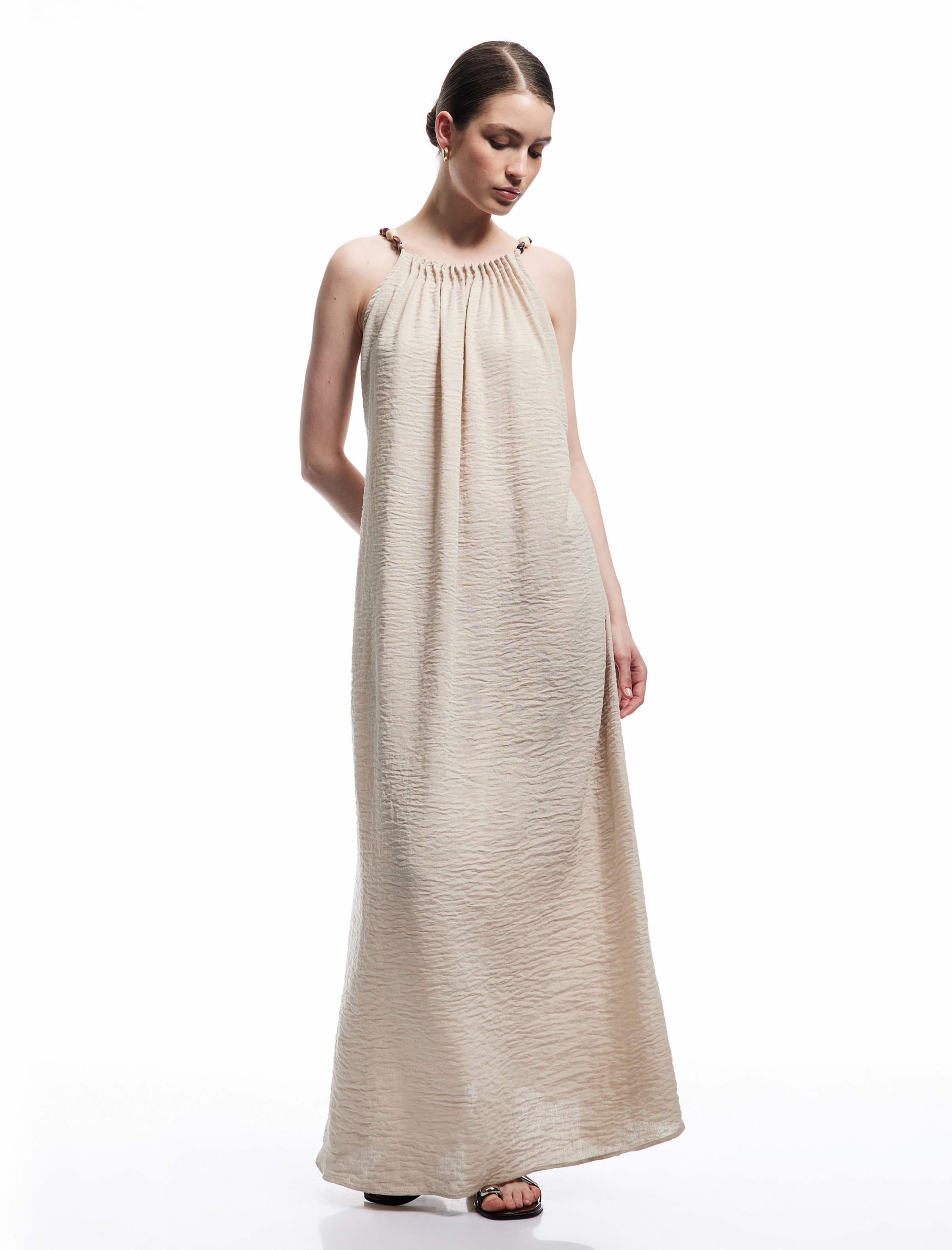 Koton Dress in Beige: front