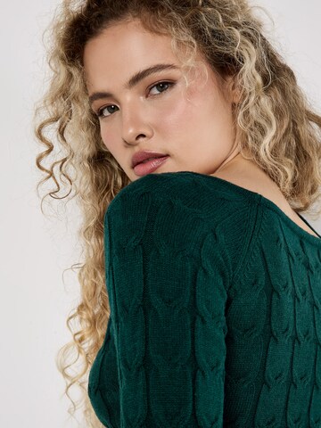 Pull-over ' ' Apricot en vert