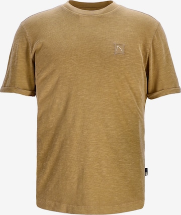T-Shirt 'Brody Slub' CHASIN' en marron : devant