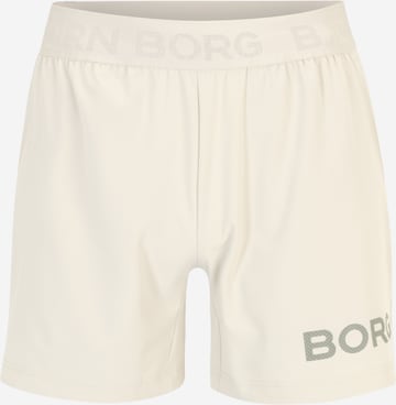 BJÖRN BORG Workout Pants in Grey: front