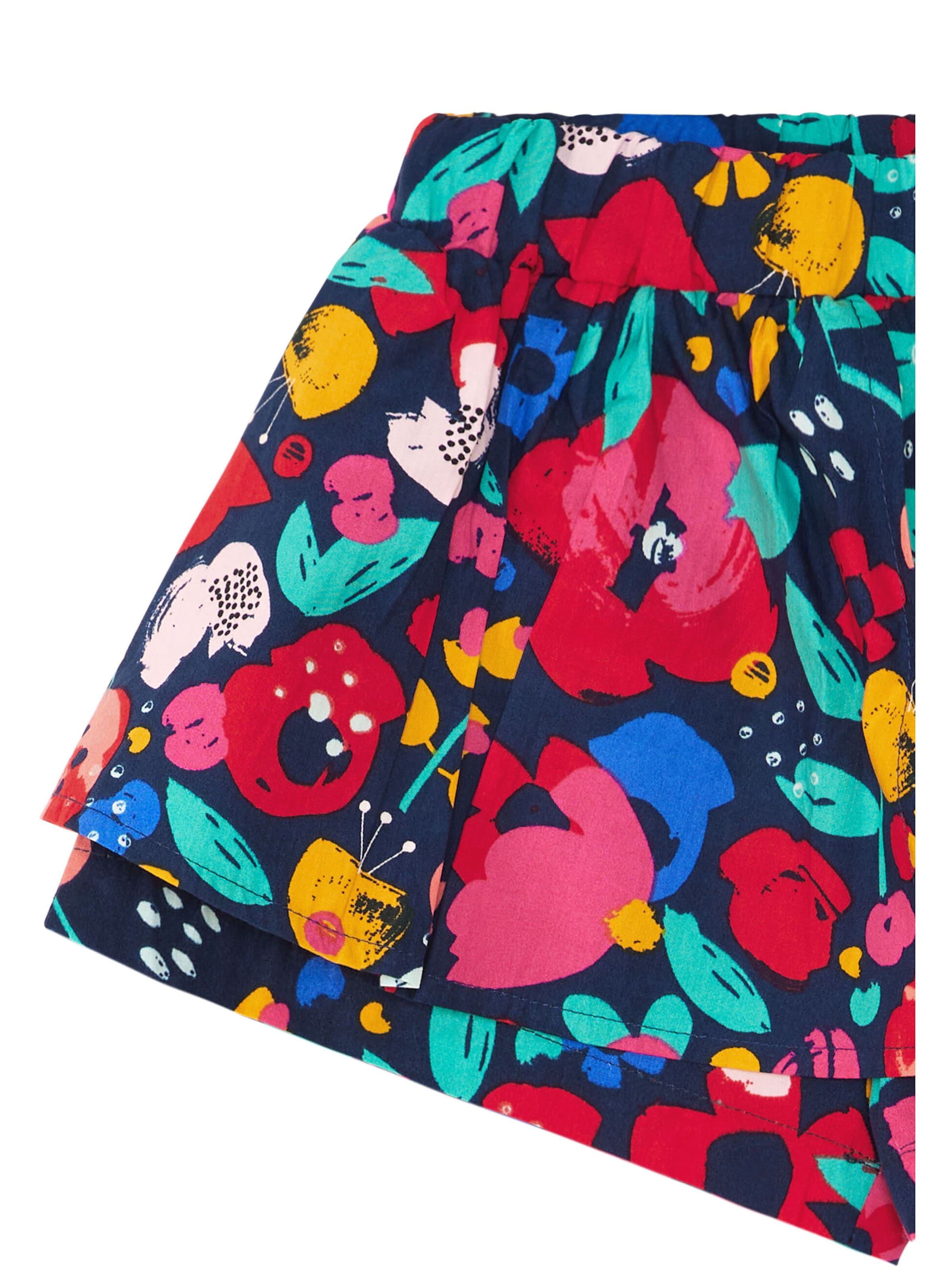 Denokids Tracksuit 'Cat & Flowers' in Mixed colours