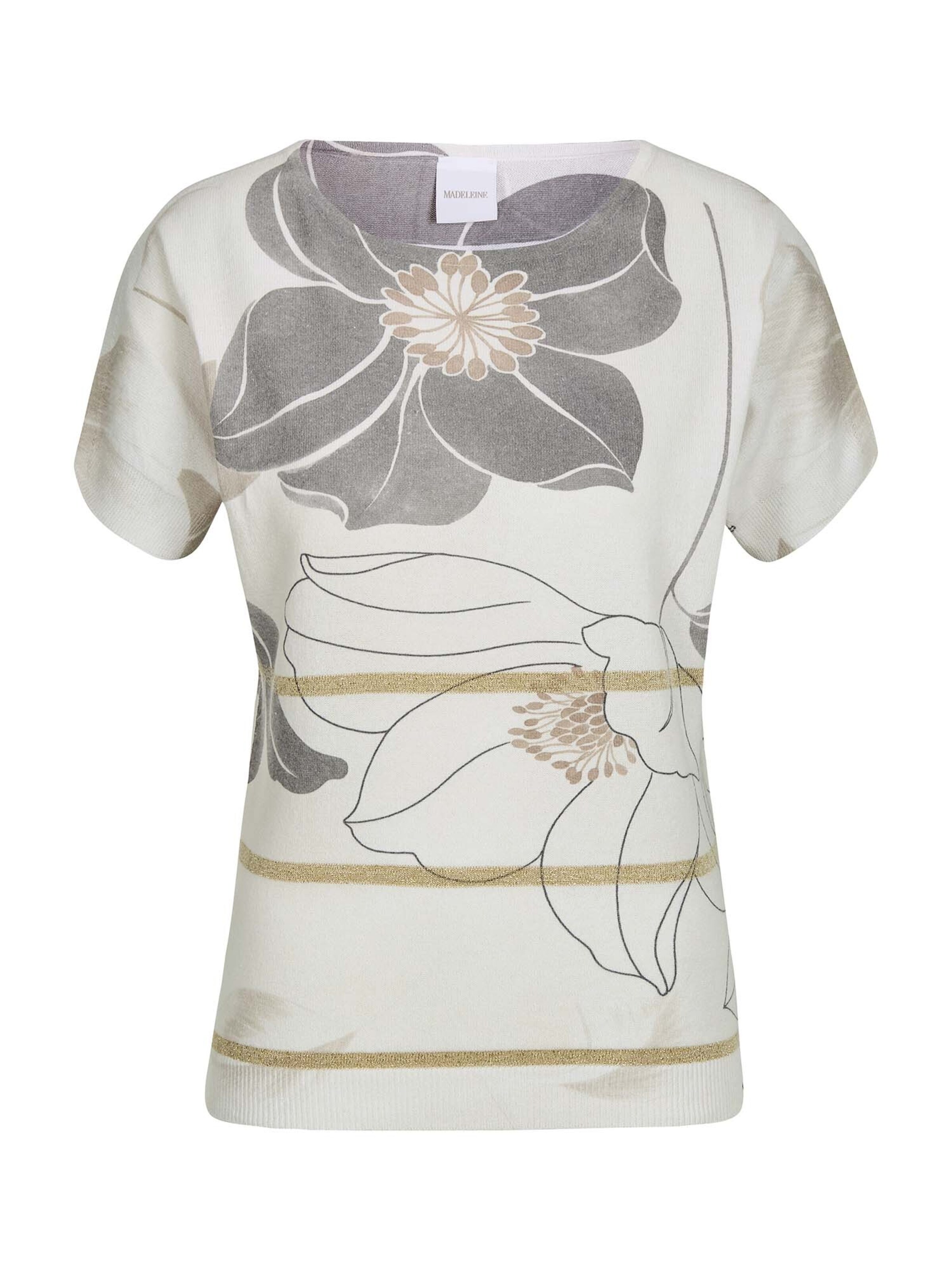 Pull-over MADELEINE en blanc : devant