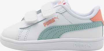 Baskets 'Smash' PUMA en blanc : devant