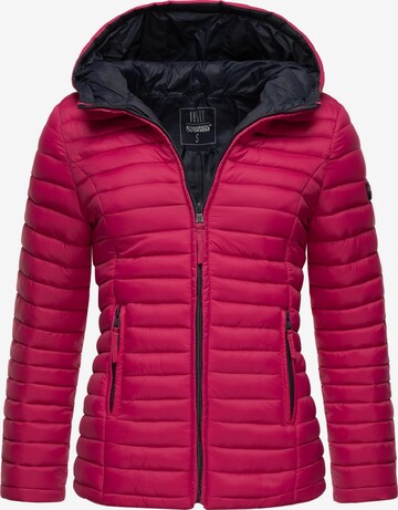 MARIKOO Between-Season Jacket 'Asraa' in Pink: front