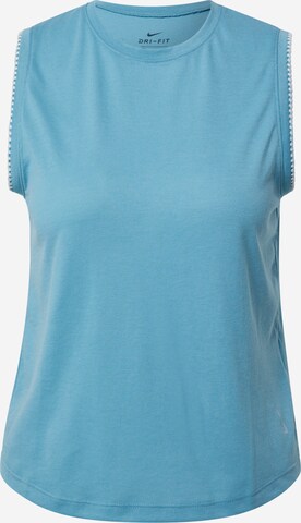 NIKE Sporttop in Blauw: voorkant