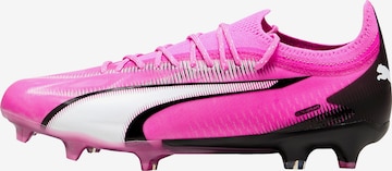 PUMA Soccer Cleats 'ULTRA ULTIMATE' in Pink: front