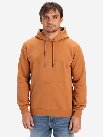 Sweat de sport QUIKSILVER en orange : devant