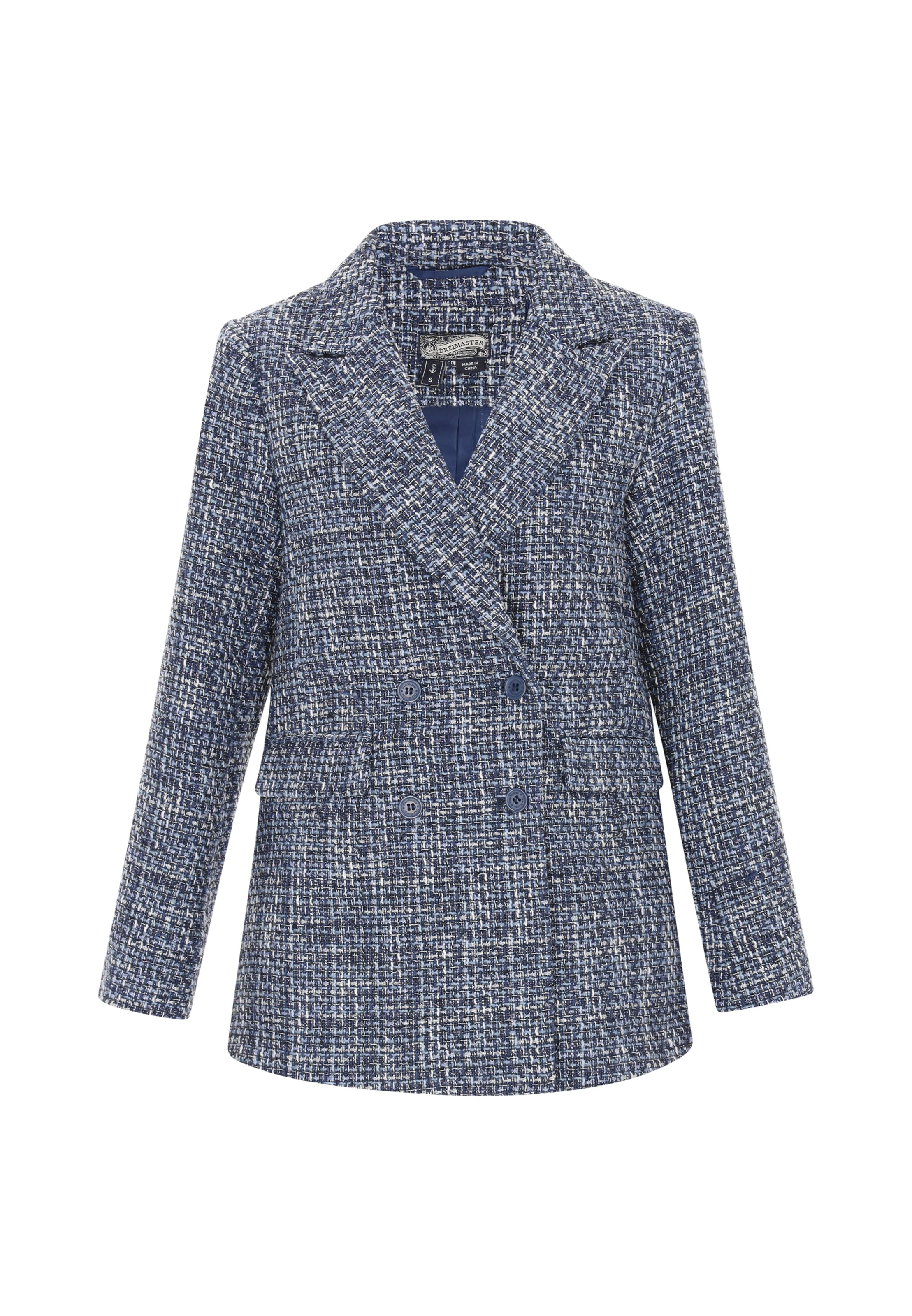 pelēks DreiMaster Vintage Žakete: no priekšpuses