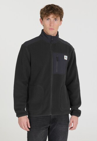 Whistler Fleece jas 'Felis' in Grijs: voorkant