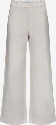 ESPRIT Wide leg Pants in Grey: front
