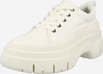 Monki - Zapatillas deportivas bajas en blanco: frente