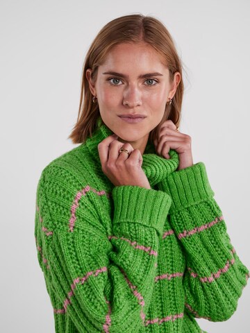 PIECES - Pullover 'Alexandra' em verde