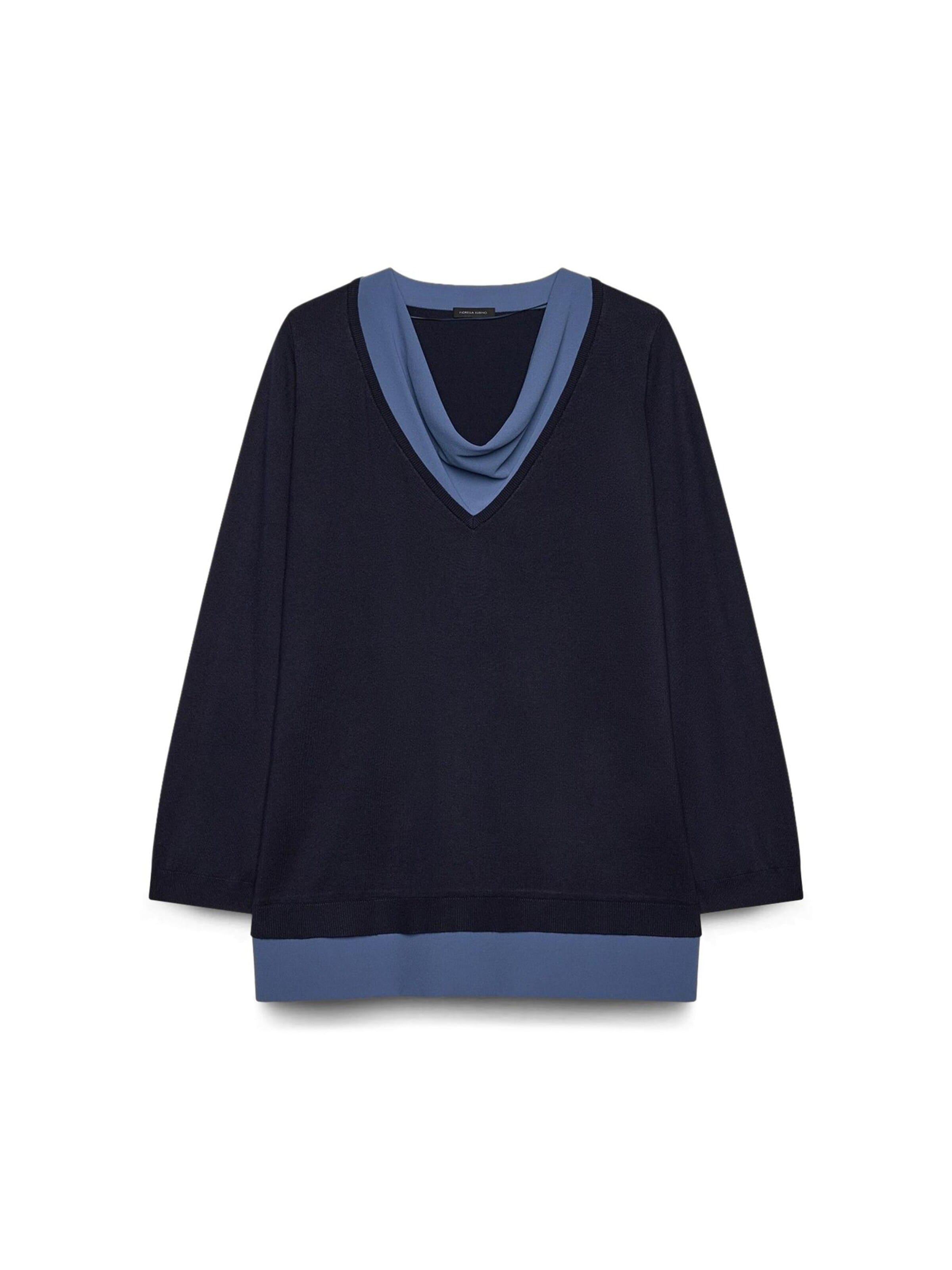 Fiorella Rubino Trui in Blauw: voorkant
