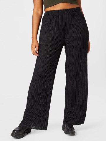 Vero Moda Curve Wide Leg Hose 'Cari' in Schwarz: predná strana