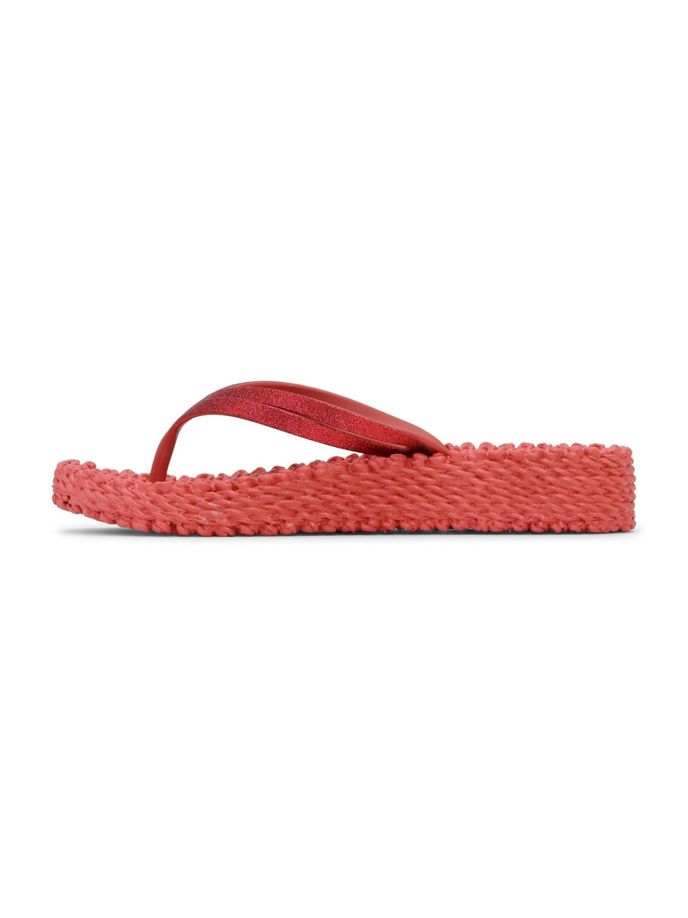 ILSE JACOBSEN Teenslipper 'Cheerful13' in Rood