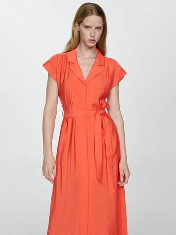 Robe-chemise 'Travel' MANGO en orange