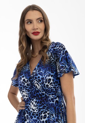 faina Jurk in Blauw