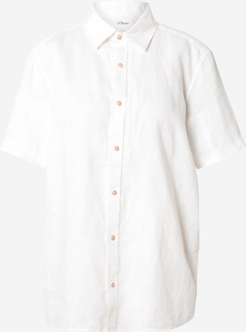 s.OliverRegular Fit Košulja - bijela boja: prednji dio