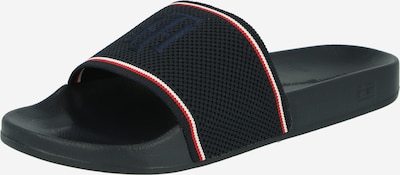 TOMMY HILFIGER Nizki natikači | temno modra / rdeča / bela barva, Prikaz izdelka