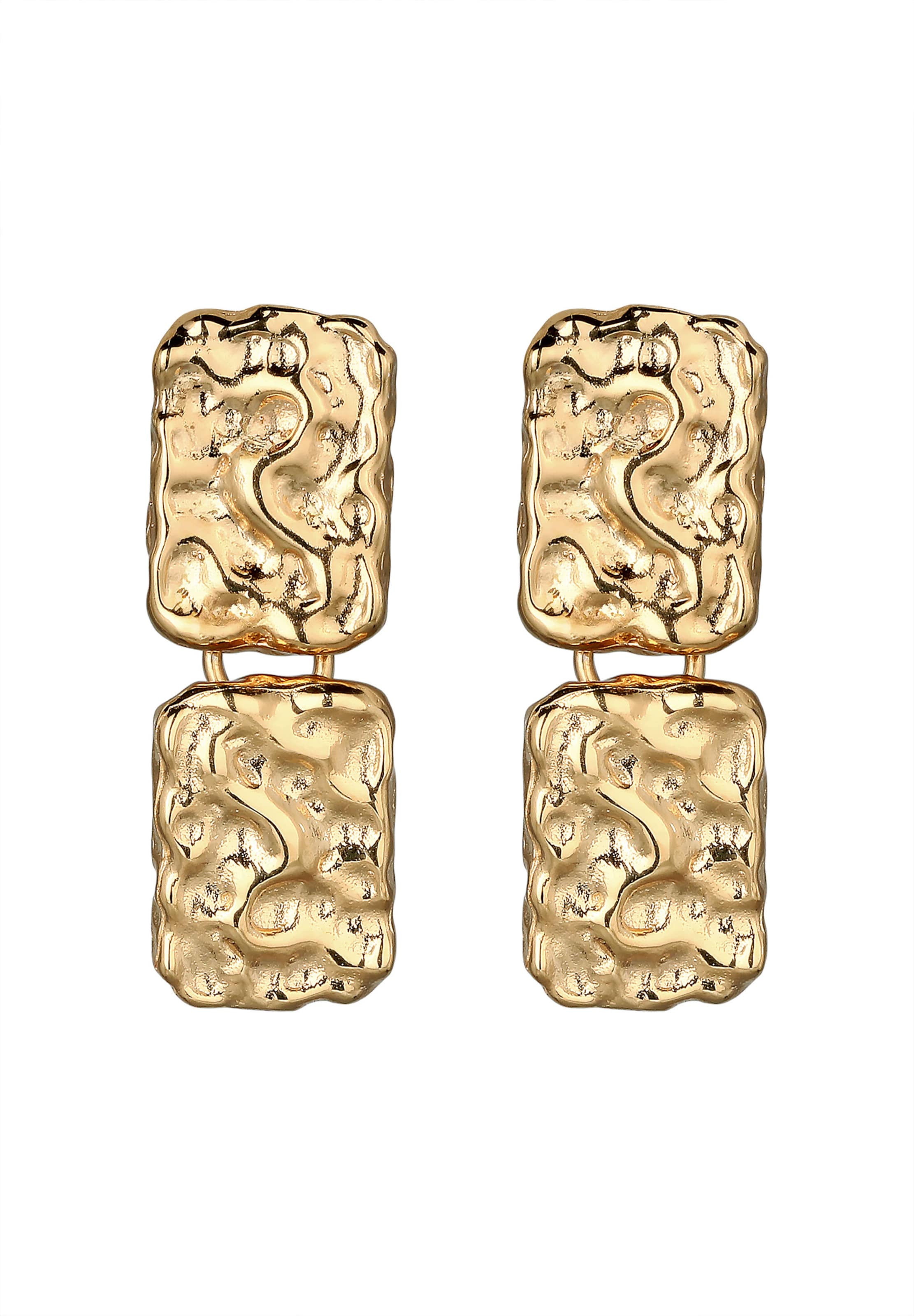 Boucles d'oreilles ELLI en or : devant