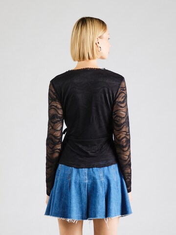 Maglietta 'Loretta' di ABOUT YOU in nero