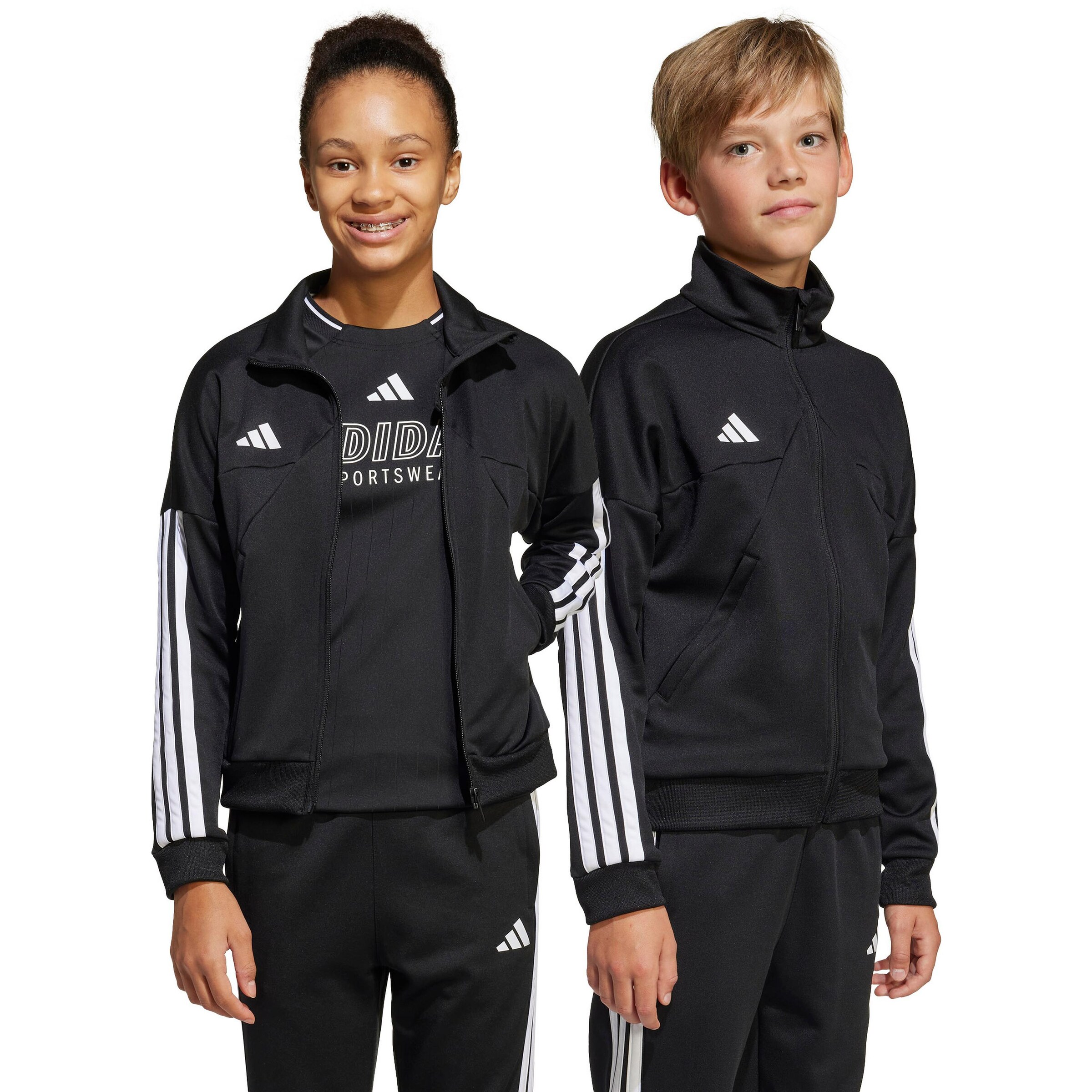 ADIDAS SPORTSWEAR Athletic Jacket 'Hot' in Black: front