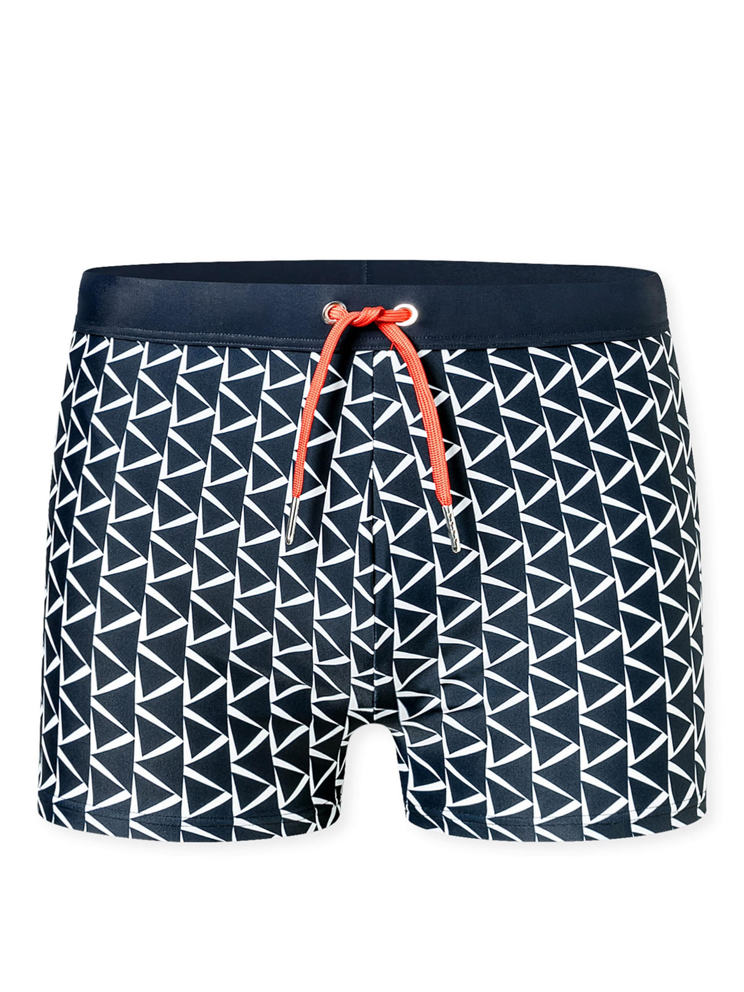 SCHIESSER Bathing trunks ' Ocean Swim ' in Blue: front