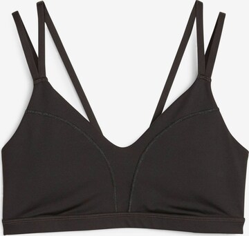 PUMA Bustier Sport-BH in Schwarz: predná strana