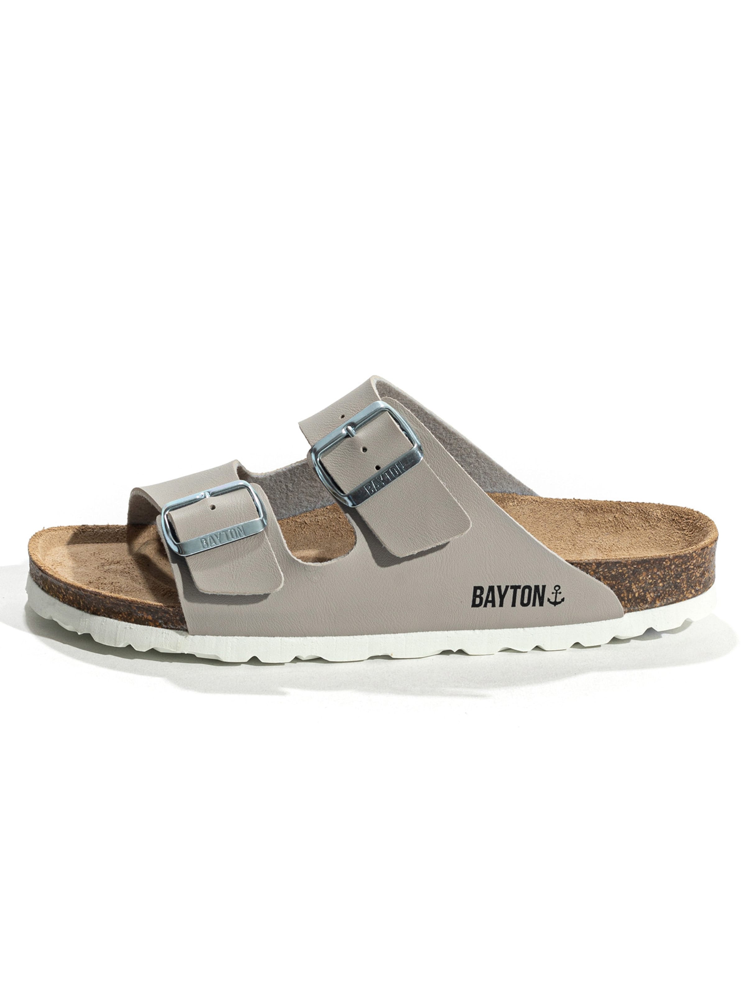 Bayton Slipper 'Tracy' in Grey: front