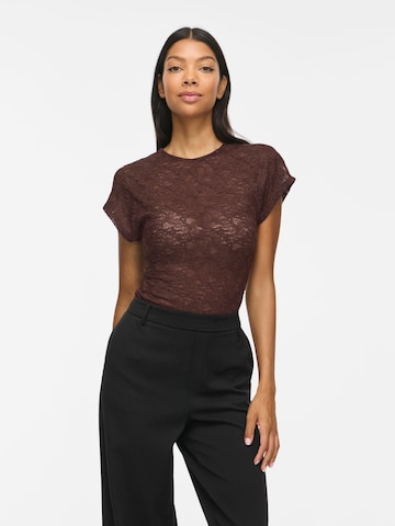 VILA - Camiseta 'VIFay' en marrón: frente