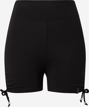 VIERVIER Skinny Shorts 'Cecila' in Schwarz: predná strana