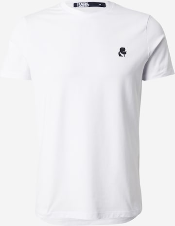 Maglietta di Karl Lagerfeld in bianco: frontale