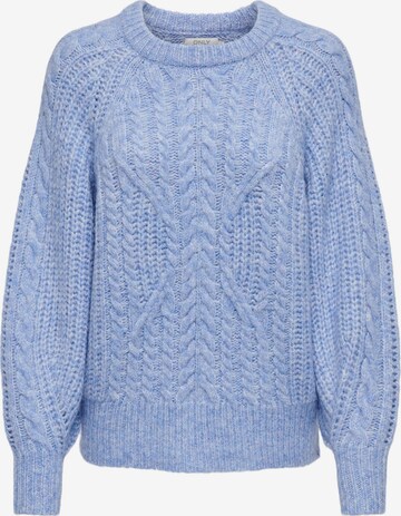 Pull-over ONLY en bleu : devant