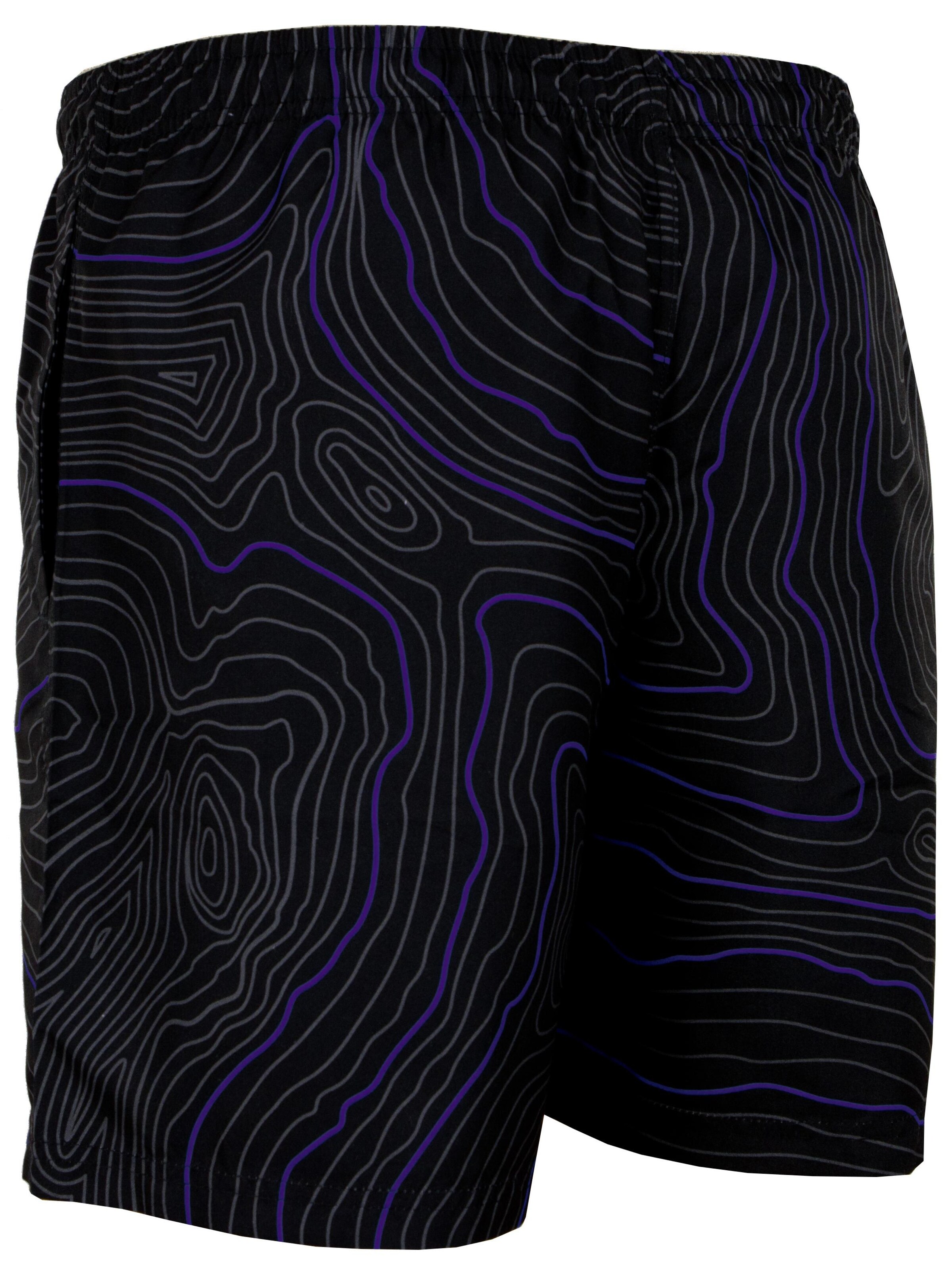 Guggen Mountain Badeshorts 'Boardshorts 2335'‌‌‌‌‌ in Lila