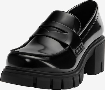 Pull&Bear Slipper in Schwarz: predná strana