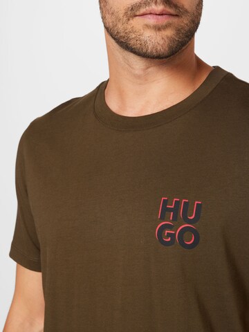 HUGO Shirt 'Dimento' in Groen