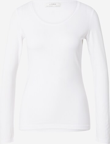 Lindex T-shirt 'Inez' i vit: framsida